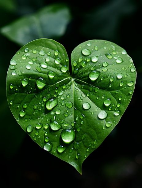 Free image of "Raindrops On Heart Shaped Leaf" by Circe Denyer Heart Shaped Leaf, Heart Shaped Leaves, Heart Leaf, Leaf Images, Project Board, Fruit Of The Spirit, Circle Shape, Leaf Shapes, Rain Drops