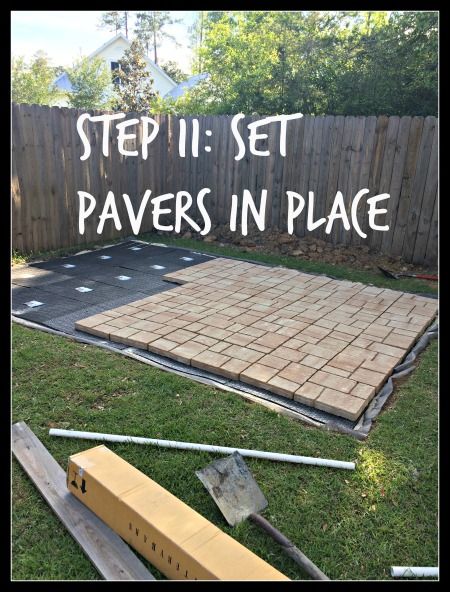 DIY Paver Patio (for normal people) - Diy Paver Patio, Diy Paver, Pavers Diy, Diy Patio Pavers, Pavers Backyard, Diy Backyard Patio, Patio Pavers Design, Backyard Remodel, Backyard Diy Projects