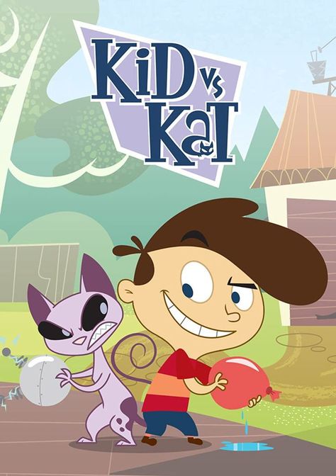 Old Cartoons 90s, Kid Vs Cat, Cartoon Network Viejo, 90s Tv Shows Cartoons, Kid Vs Kat, Cartoon Network 90s, Old Kids Shows, Old Cartoon Network, Cartoon Network Characters