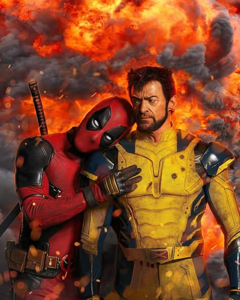 #xmen #deadpool #wolverine #marvel #avengers Deadpool Pictures, Ryan Reynolds Deadpool, Deadpool X Wolverine, Wolverine And Deadpool, Wolverine Movie, Wolverine Deadpool, Deadpool Movie, Deadpool Art, Wolverine Hugh Jackman