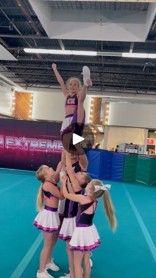 3.3K views · 163 reactions | Stunting technique in our new skirts! Can’t wait to get our tops!! 💪💕 #stunttechnique #newskirts #cheerpractice | Cheer Extreme Idaho | cheerextremeidaho · Original audio Cheer Stunts Pictures, Easy Cheer Stunts, Easy Cheers, Cool Cheer Stunts, Famous Cheerleaders, Stunt Video, Cheer Pom Poms, Cheer Extreme, Cheerleading Stunt