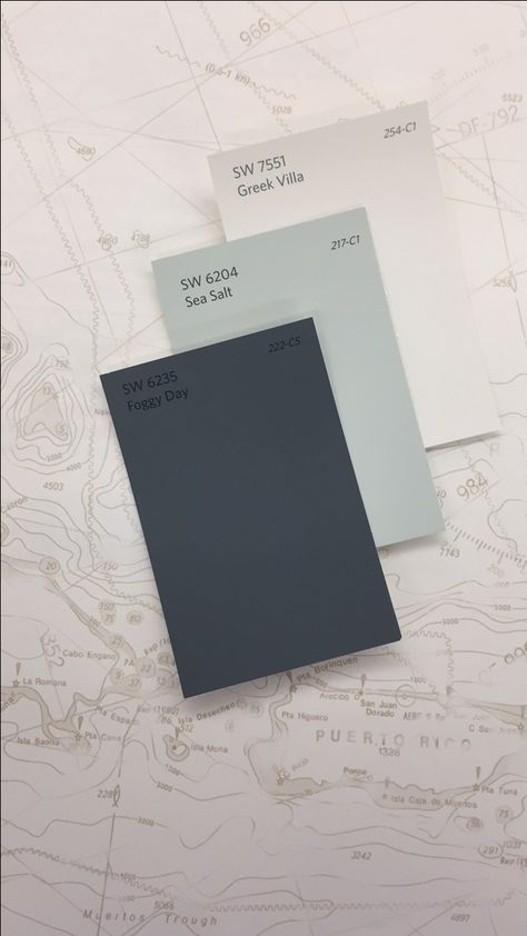 Greek Villa, Into The Mystic, Greek Villas, Foggy Day, Door Colors, New York Top, House Color Palettes, Sherwin Williams Paint Colors, 2024 Color