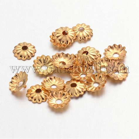 Iron Beads, Large Hole Beads, Silver Prices, Freshwater Cultured Pearls, Gold Price, Retro Flowers, Wholesale Beads, Beaded Jewelry Diy, Bead Caps