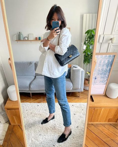 Fall Preggo Outfits, Pregnant Ootd Casual, Chic Outfits Pregnant, Maternity Outfit Office, Maternity Fall 2023, Fall Fashion Pregnant, Maternity Outfits Business Casual, Pregnant Chic Outfit, Parisian Maternity Outfits