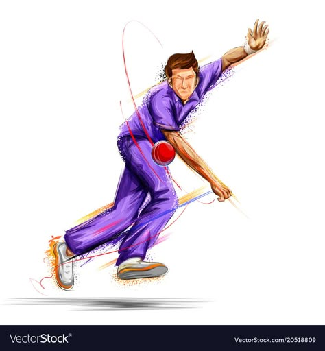 Cricket Bowling Wallpaper, Cricket Bowler, Cricket Bowling, Gcse Graphics, Chota Bheem, Trophy Ideas, Cricket Boundaries, Creative Logo Design Art, Cricket Logo