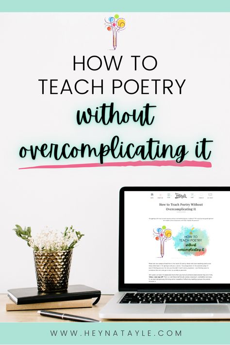 Middle School Poetry Activities, Poetry Lesson Plans Middle School, Teaching Poetry Middle School, Poetry Unit Middle School, Poetry Rubric, Middle School Poetry, Homeschool Goals, Elements Of Poetry, Poetry Lesson Plans