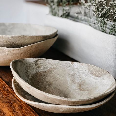 Jo Norton Ceramics on Instagram: “Simple Handbuilt bowl made for with recycled clay . The bowl is once fired and finished with @liquid_quartz_sealer making them perfect…” Handbuilt Bowl, Glazing Inspiration, Bowls Ideas, Bowls Pottery, Handbuilt Pottery, Clay Bowl, Bowl Ceramic, White Pottery, Pinch Pots