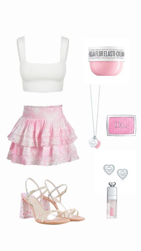 Preppy Skirt Outfits Summer, Cute And Preppy Outfits, Preppy Outfits Collage, Preppy Teen Outfits, Preppy Party Outfit, Preppy Outfits Summer, Preppy Girl Outfits, Bday Fits, Preppy Shuffles