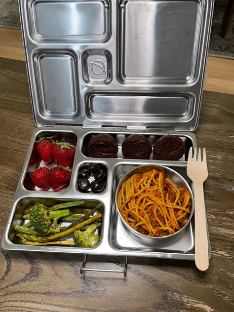 Spaghetti Bento, Bento Box Lunches, Husband Lunch, Box Lunches, Packed Lunches, Packed Lunch, Fun Lunch, Healthy Drink, Box Lunch