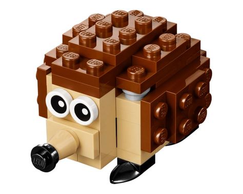 LEGO Set 40212-1 Hedgehog - building instructions and parts inventory. Lego Building Ideas, Lego Machines, Lego Designs, Lego Challenge, Lego Club, Lego Land, Construction Lego, Lego Boards, Free Lego