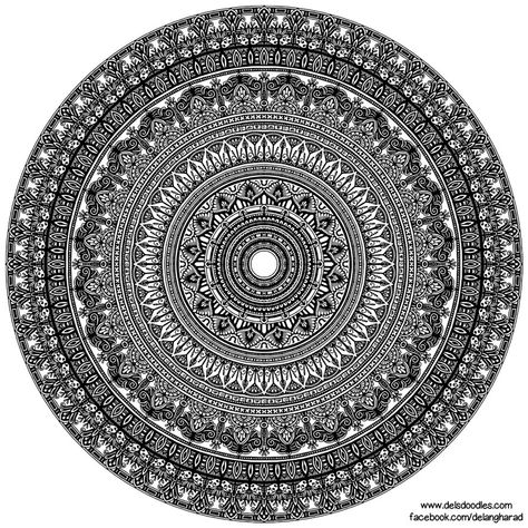 Egyptian Mandala, Mandala Paintings, Digital Colouring, Mandala Sketch, Mandala Drawings, Mandala Circle, Africa Art Design, Buddha Art Drawing, Mandala Doodle