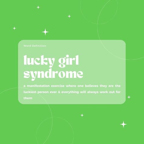 Definition of lucky girl syndrome Lucky Girl Quotes, Syndrome Quotes, Lucky Girl Syndrome, Vintage Quotes, Word Definitions, Vision Board Inspiration, Daily Positive Affirmations, Self Love Affirmations, Love Affirmations