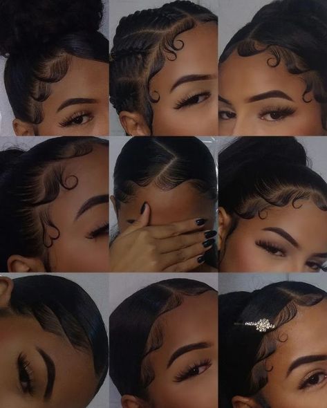 - Check more at https://howcandothis.com/womenstyle/62323/ Ideias De Baby Hair, Current Hair Trends, Quick Curly Hairstyles, Natural Hair Bun Styles, Mixed Curly Hair, Quick Natural Hair Styles, Edges Hair, Cute Curly Hairstyles, Braided Hairstyles For Teens