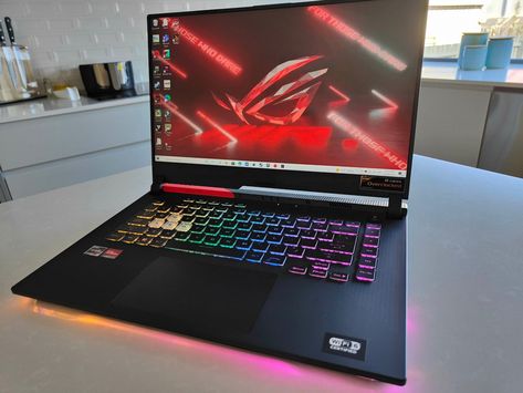 Asus Gaming Laptop, Gaming Laptop Aesthetic, Asus Rog Laptop, Laptop Rog, Gaming Laptop Setup, Asus Rog Strix G15, Gamer Laptop, Asus Computer, Game Computer