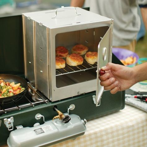 Coleman Camp Oven - $30 Camping Oven, Camp Oven, Coleman Camping Stove, Chuck Box, Camping Gadgets, Oven Cooker, Bushcraft Camping, Duluth Mn, Camping Checklist