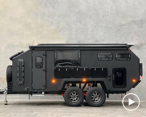 mobile units | designboom.com Off Grid Trailers, Auto Camping, Expedition Trailer, Off Road Camper Trailer, Overland Trailer, Off Road Trailer, Off Road Camper, Airplane Design, Teardrop Trailer