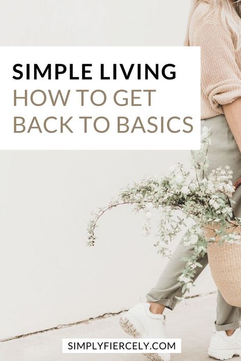 Are you craving ease and simplicity in your life? Then it's time to get back to basics with simple living. Here are 9 simple living intentions for the new year and beyond. #simpleliving #minimalism Back To Basics Living, Environmental Wellness, 2023 Plans, Mindset Hacks, Living Simple Life, Simple Living Lifestyle, Living Simple, Life Challenge, Simplify Life