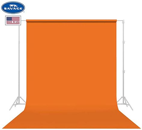 Amazon.com: Savage Seamless Background Paper - #24 Orange (107 in x 36 ft): Home & Kitchen Seamless Paper Photography, Orange Backdrop, Paper Photography, Seamless Backdrop, Studio Backgrounds, Paper Backdrop, Seamless Paper, Studio Backdrops, Studio Background