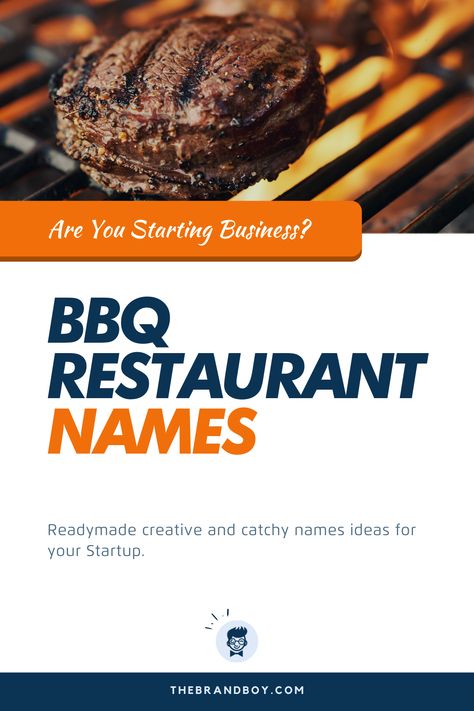 Restaurant Names Ideas, Bbq Restaurant Design, Bbq Store, Bbq Food Truck, Restaurant Layout, Bbq Shop, Shop Name Ideas, Bbq Night, Bbq Spice