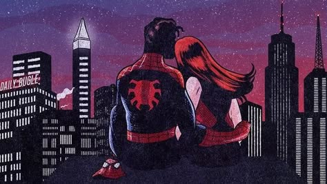 Spiderman And Mj, Spiderman Comic Covers, Marvel Wallpaper Hd, Madara Wallpaper, Kids Cartoon Characters, Mary Jane Watson, Spiderman Pictures, Marvel Spiderman Art, Ultimate Spiderman