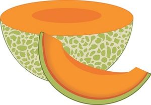 Canteloupe, Jungle Decorations, Fruit Crafts, Watermelon Art, Plant Clips, Fruit Cartoon, Halloween Clips, Royalty Free Clipart, Glitter Slime