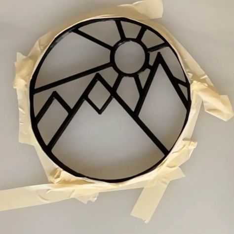 Easy Stained Glass Art Using Epoxy and A 3D Print - Northern Geometry Epoxy Art, Epoxy Resin Art, Mold Remover, Faux Stained Glass, Left Over, Stain Glass, Stained Glass Art, Rose Design, Masking Tape