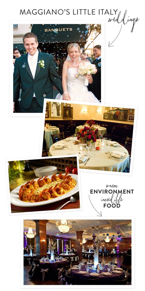 Maggianos Little Italy Weddings     A Giveaway!  Read more - www.stylemepretty... Maggianos Wedding Reception, Ugly Wedding, Guest Book Frame Wedding, Italy Weddings, Illinois Wedding Venues, Spring Wedding Colors, Creative Wedding Ideas, Little Italy, Mothers Dresses