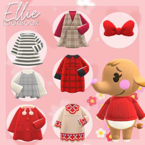 Animal Crossing Islanders, Animal Crossing Villagers Guide, Animal Crossing Ellie, Acnh Ellie, Ellie Acnh, Punk Vintage, Island Theme, Animal Crossing Characters, Animal Crossing Wild World