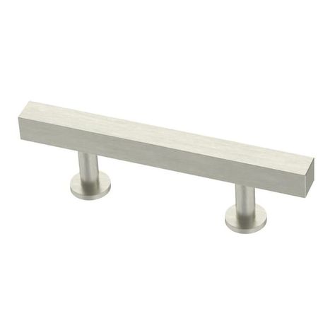 Brainerd Square Bar 2-1/2-in Center to Center Stainless Steel Square Bar Drawer Pulls in the Drawer Pulls department at Lowes.com Bar Drawer, Square Bar, Stainless Steel Cabinets, Stainless Steel Bar, Drawer Hardware, Modern Bar, Cabinet And Drawer Pulls, Modern Square, Steel Bar