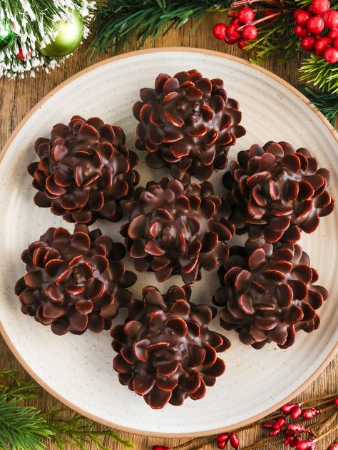 Viral Pine Cone Brownies - Colorful Superfoodie Holiday Bakes, Xmas Hampers, Types Of Cereal, Dairy Free Brownies, Christmas Eats, Brownie Recipes Healthy, Christmas Brownies, Christmas Hampers, Fun Dessert