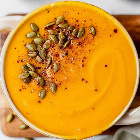 Copycat Panera Bread Autumn Squash Soup Recipe How To Make Autumn Squash Soup, Butternut Squash And Pumpkin Recipes, Canning Pumpkin Soup, Pumpkin Squash Soup Recipes, Butternut Squash And Pumpkin Soup, Butternut Pumpkin Soup, Panera Bread Butternut Squash Soup, Panera Bread Autumn Squash Soup Recipe, Panera Bread Autumn Squash Soup