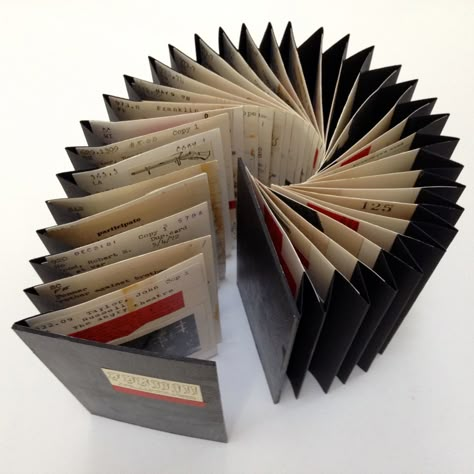 Concertina Book, Accordion Book, Zine Design, Booklet Design, Unique Book, Paper Book, Handmade Books, Book Projects, Paper Sculpture