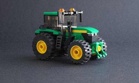 Lego Tractor Instructions, Lego Riding Lawn Mower, Lego Farm, John Deere Rocking Tractor, Lego Tractor, Tractor Playset, Lego City Fire, Toy Pedal Cars, Lego Ww2