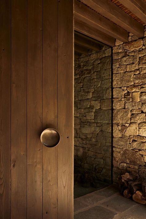 K-Studio, CLAUS BRECHENMACHER & REINER BAUMANN, Nikos Daniilidis · LIKNON · Divisare Utah Resorts, Samos Greece, 2022 Picture, Arched Doors, Dry Stone, Keep The Lights On, Samos, 3d Visualization, Stone Flooring