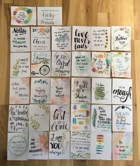 Aesthetic Bible Verse Note Cards, Sticky Note Scriptures, Bible Verse Notecards Diy, Cute Bible Verse Notecards, Verse Cards Diy, Cute Bible Verse Index Cards, Diy Bible Verse Index Cards, Diy Bible Verse Cards, Bible Verse Lettering Scripture Doodle