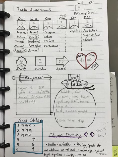 Dnd Character Journal Pages, D&d Journal, Dnd Journal Ideas, D D Character Sheet, Dnd Character Journal, Gaming Journal, Dnd Tips, Dnd Notebook, Dnd Journal