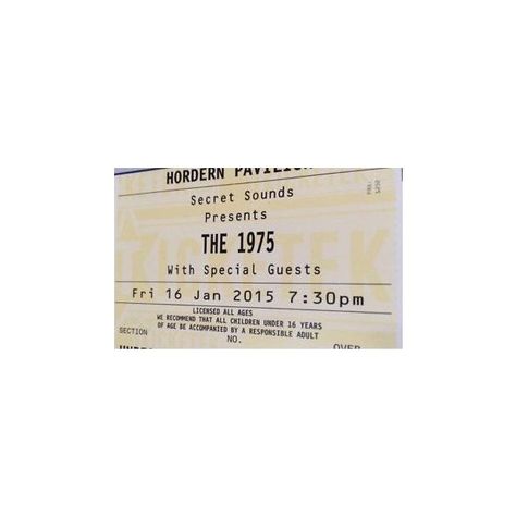 2x The 1975 tickets in Sydney // 16 Jan 2015 | Concerts | Gumtree... ❤ liked on Polyvore featuring fillers and music The 1975 Tickets, 1975 Concert, Concert Ticket, The 1975, Concert Tickets, Special Guest, Sydney, Ootd, Independent Design