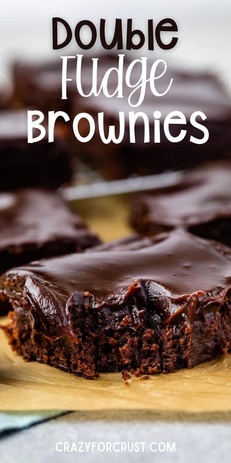 Cooked Frosting, Best Ever Brownies, Football Treats, Homemade Brownie Mix, Brownie Desserts Recipes, Fudgy Brownie Recipe, Crazy For Crust, Brownie Frosting, Chocolate Fudge Frosting