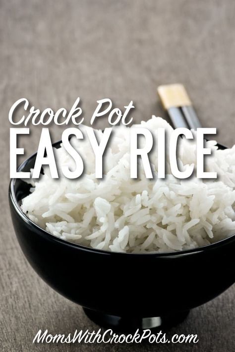 I love having rice with meals.  Not only is it healthy but you can flavor it and mix things in to make it unique every day of the week.  I love my rice cooker, but in my pre-rice cooker days, this was my go to method for making rice.  I always seem to mess it...Read More Crock Pot Rice, Crockpot Rice, Pot Rice Recipe, Crockpot Rice Recipes, Crock Pot Easy, Rice In Crockpot, White Rice Recipes, Coconut Dessert, Easy Rice