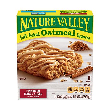 Soft-Baked Oatmeal Squares | Oatmeal Snacks | Nature Valley Soft Baked Oatmeal Squares, Baked Oatmeal Squares, Oatmeal Snacks, Oatmeal Squares, Breakfast Cereal Bars, Brown Sugar Oatmeal, Healthy Travel Snacks, Nature Valley, Portable Snacks