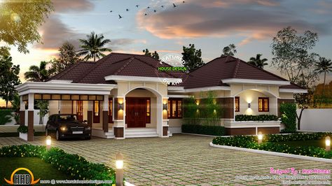 Jab mere ko apna job lag jayega tab pehla kam me aisa banglow banane ka karungi Simple Bungalow House Designs, Jamaica House, Modern Bungalow House Design, Small Modern House Plans, Home Designs Exterior, Nice House, Best Modern House Design, Craftsman Bungalow, Modern Bungalow House