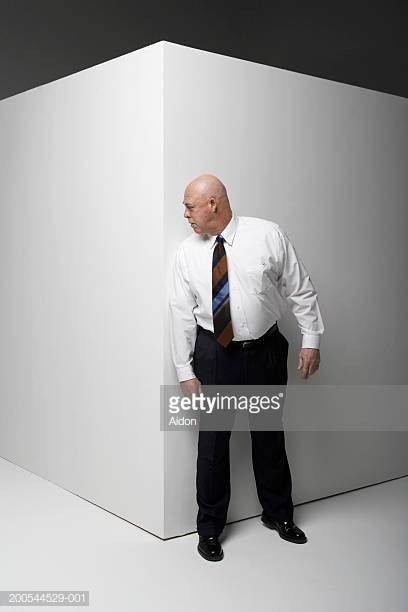 Peeking Around Corner, Around The Corner, High Res, A Man, Getty Images, Stock Photos, Comics