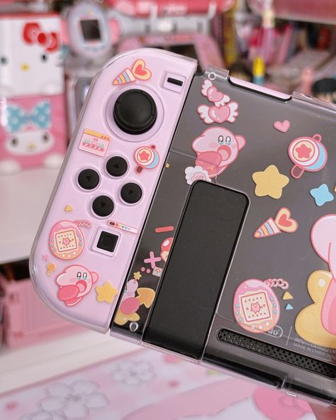 Kirby case with a tamagotchi on it???? Umm yes please 🥰 Case from @blingkiyofficial 🥳💖 #nintendo #switch #kirby #switchaccessories #switchcase #nintendoswitch #gaming #gamer Yes Please, Kirby, Nintendo Switch, Nintendo, Gaming, Quick Saves