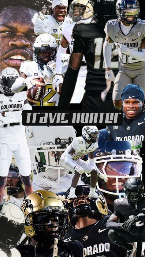 Travis Hunter Travis Hunter, Hunter Wallpaper, College Football Players, Heisman Trophy, Sports Graphic Design, Football Pictures, Football Wallpaper, Nfl Football, College Football