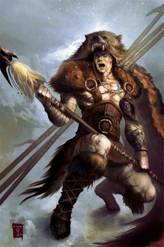 Goliath Barbarian (Bear Totem) Goliath Dnd, Bear Totem, Nordland, Fantasy Portraits, Dungeons And Dragons Characters, Fantasy Warrior, Fantasy Rpg, Dnd Characters, Fantasy Artwork