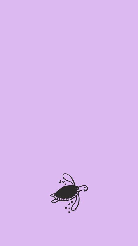 Purple Turtle Wallpaper, Underwater Turtle, Turtle Outline, Turtle Background, Holiday Iphone Wallpaper, Turtle Wallpaper, Fav Wallpaper, Turtle Theme, White Background Wallpaper