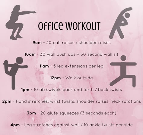 Exercises To Do While Studying, At Work Exercises The Office, Exercises For Desk Jobs, At Desk Workout The Office, Exercises To Do At Your Desk Office Workouts, Exercises You Can Do At Work, Standing Workout At Work, Workouts You Can Do At Your Desk, Easy Office Workouts