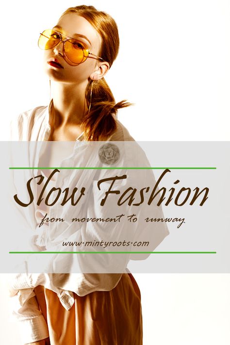 Heard this word "slow fashion" but don't know what it is? or Curious to know how slow fashion started and how it reach to runway. All your answer is here checkout what's and how's of slow fashion. #sustainablefashion #slowfashionmovement #runway #newtrend #slowfashion Slow Fashion Movement, Fashion Industry, Newest Trends, Ethical Fashion, Trending Now, Fast Fashion, New Trends, Slow Fashion, In Fashion