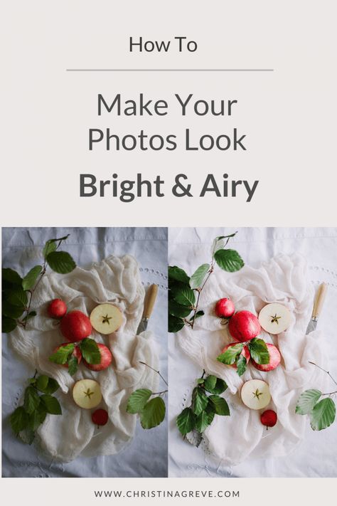 Photo Editing Bright, How To Edit Bright Photos, Light And Airy Photography Editing, Light And Airy Food Photography, Airy Food Photography, Bright And Airy Photography, Clean Photo Editing, Editing Light, Food Photography Lighting Setup