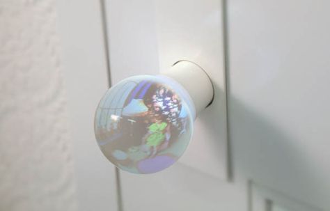 It's the little things like glass lens door knobs that will make bagend awesome. Diy Ikea, Fish Eye, Funny Lol, Gadgets And Gizmos, Cool Tech, Cool Inventions, Design Milk, Door Knob, My New Room